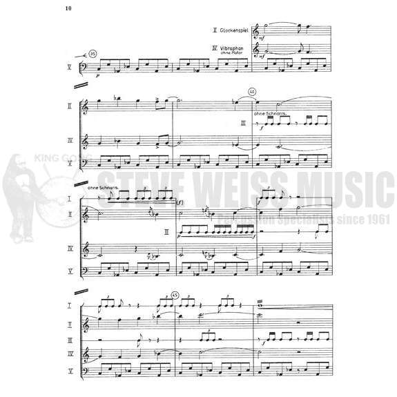 Hiller-Catalog V for Percussion-P/4T/2X/B/M/V