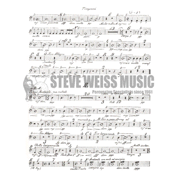 Hinger-Timpani Player's Orchestral Repertoire Vol. IV-Sibelius