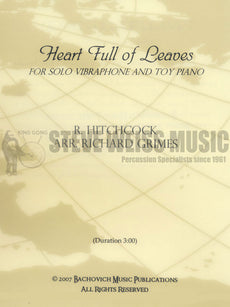Hitchcock-Heart Full of Leaves arr. Grimes-V/Toy Piano
