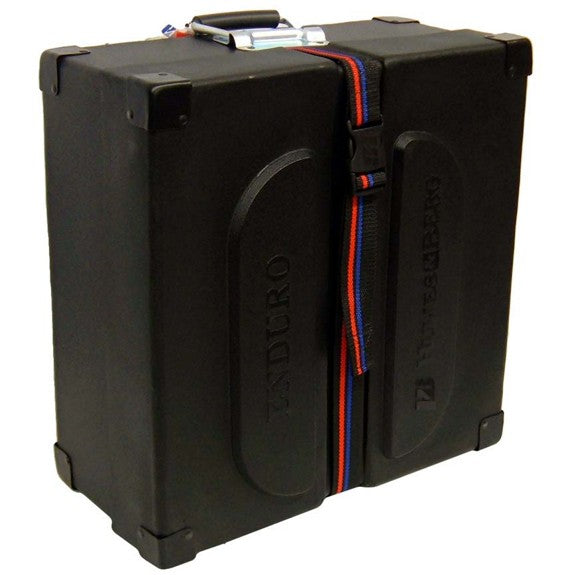 14x6.5 Black Humes & Berg Enduro Square Snare Drum Case with Foam