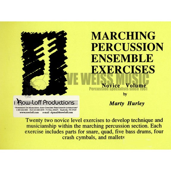Hurley-Marching Perc. Ens. Ex. Novice TAPE ONLY