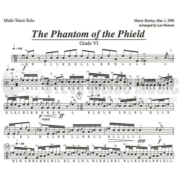 Hurley-Phantom of the Phield arr. Hansen  (Tenor Solo)-Quads
