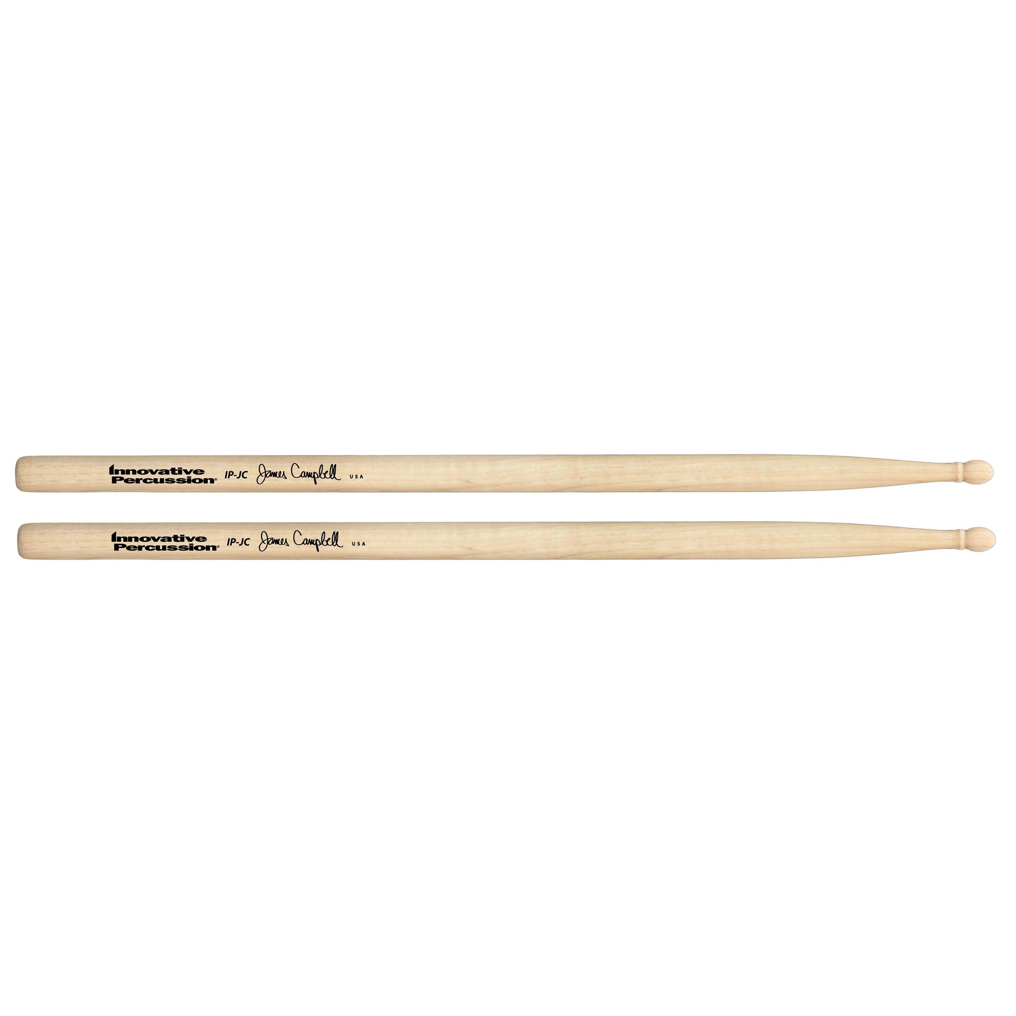 Innovative IPJC James Campbell Hickory Concert Snare Drumsticks