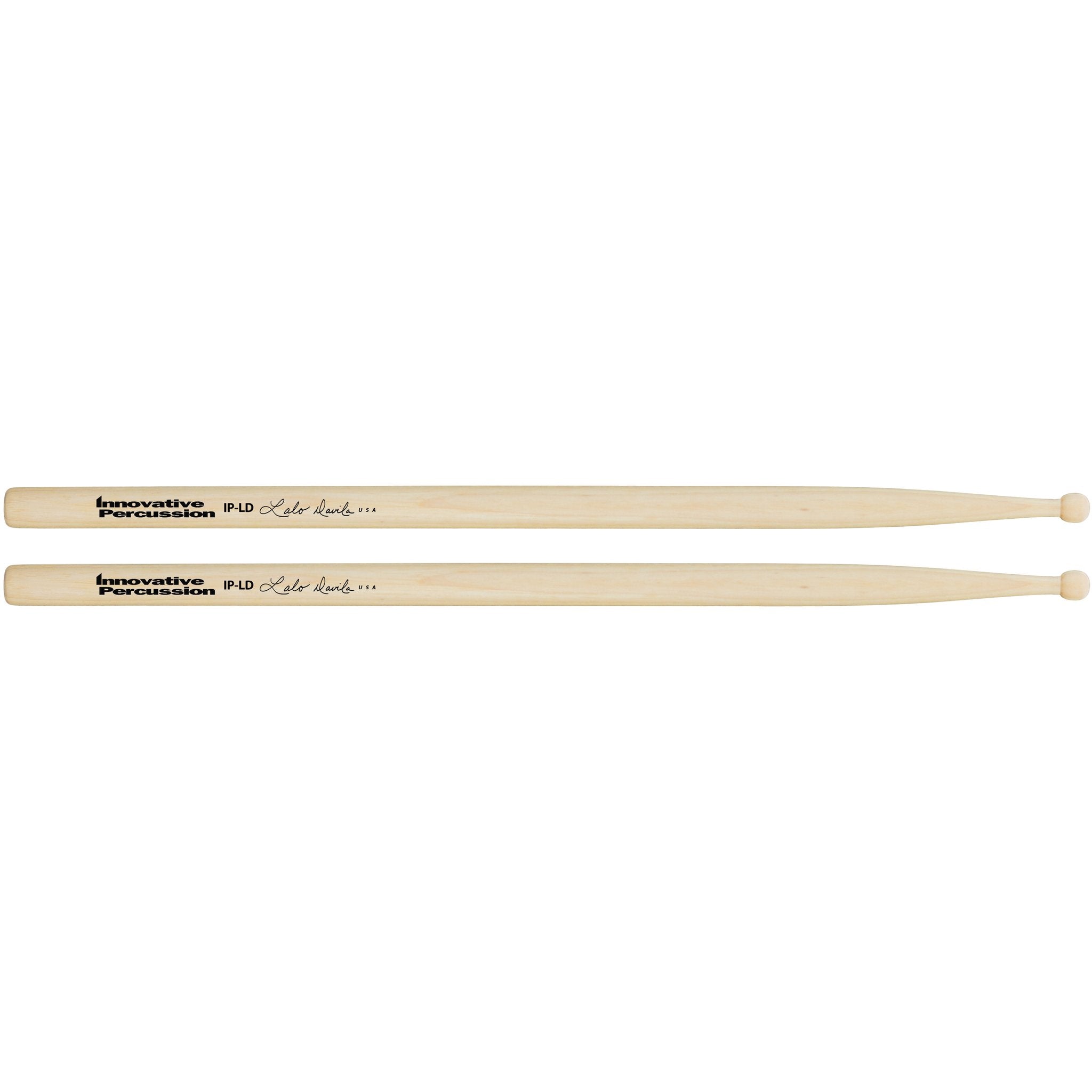 Innovative Percussion IPLD Lalo Davila Hickory Concert Snare Drumsticks Pair