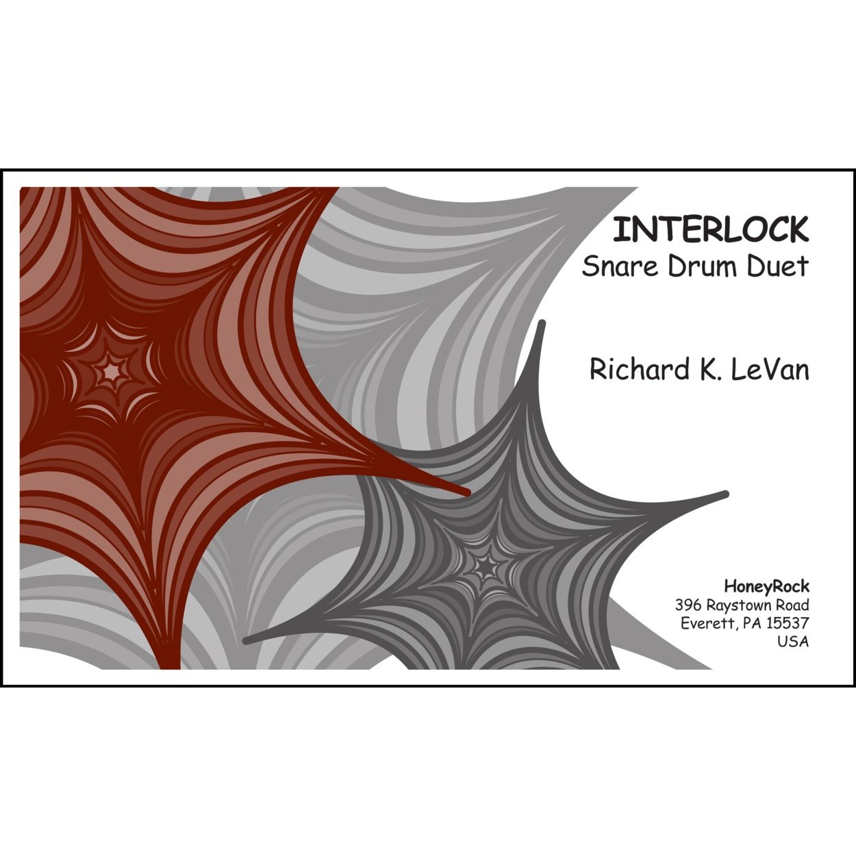 INTERLOCK for Two Snare Drums by Richard LeVan