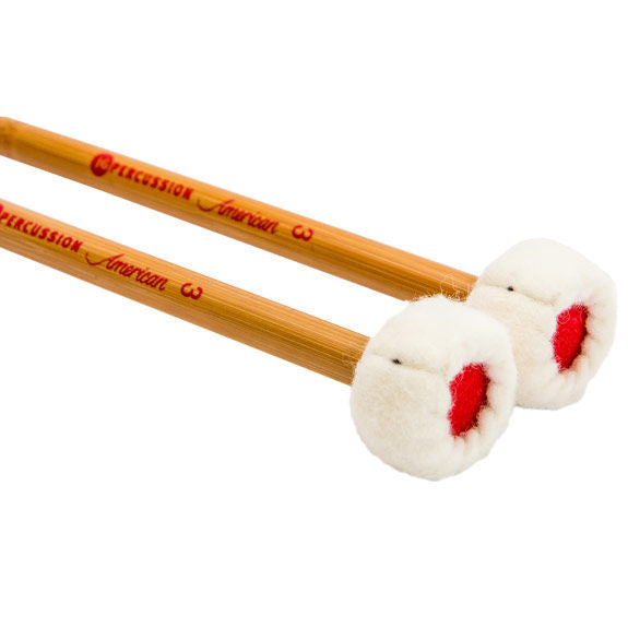 JGpercussion American Series A3 Timpani Mallets - Bamboo