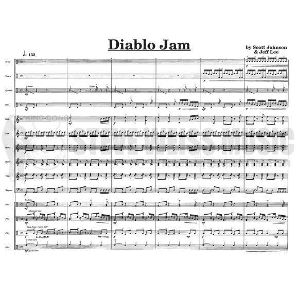 Johnson/Lee-Diablo Jam (SP)-B/V/X/M/4T/P/Drumline