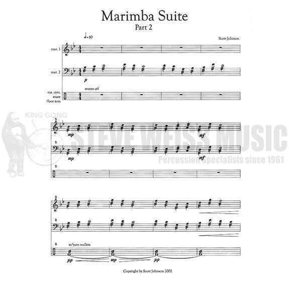 Johnson, S.-Marimba Suite Part 2 (SP-3)-2M/P