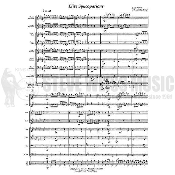 Joplin-Elite Syncopations arr. Long (SP)-2B/2X/3M/BM/P