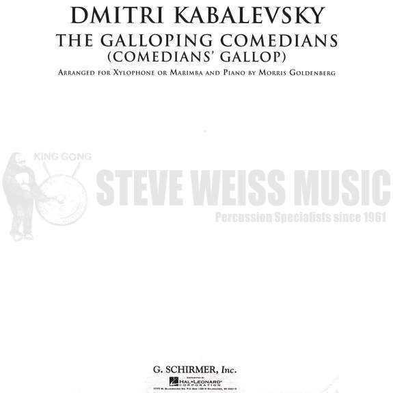 Kabalevsky-Galloping Comedians arr. Goldenberg (SP)-Mall./PN
