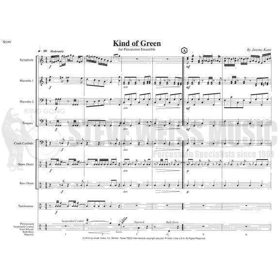 Kane-Kind of Green (SP)-X/2M/4T/P
