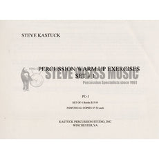 Kastuck-Percussion Warm Up Exercises (single copy)