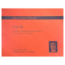 Klaus Hinrich Stahmer I can fly for two percussionists and tape music cover page