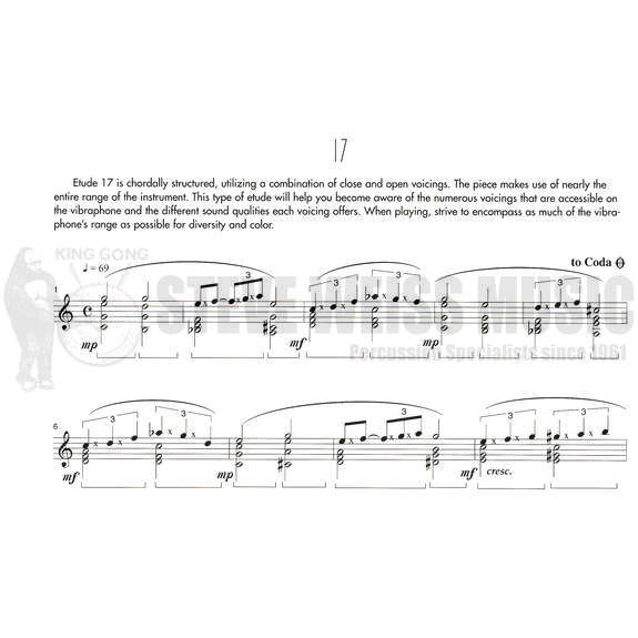 Kovins-Advanced Progressive Etudes (Vibes) (CD)