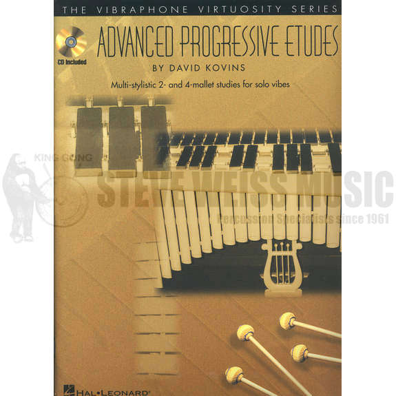 Kovins-Advanced Progressive Etudes (Vibes) (CD)