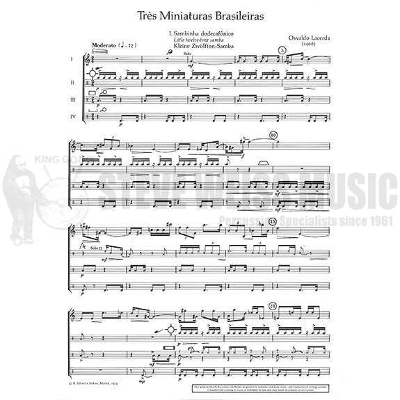 Lacerda-Tres Miniatures Brasileiras-P/X/V/T/B