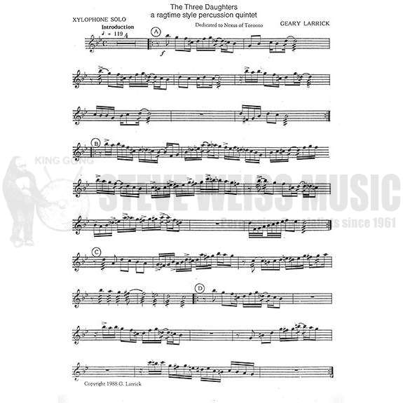 Larrick-Three Daughters, The-Solo X/3M/P