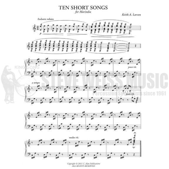 Larson-Ten Short Songs-M (new version)