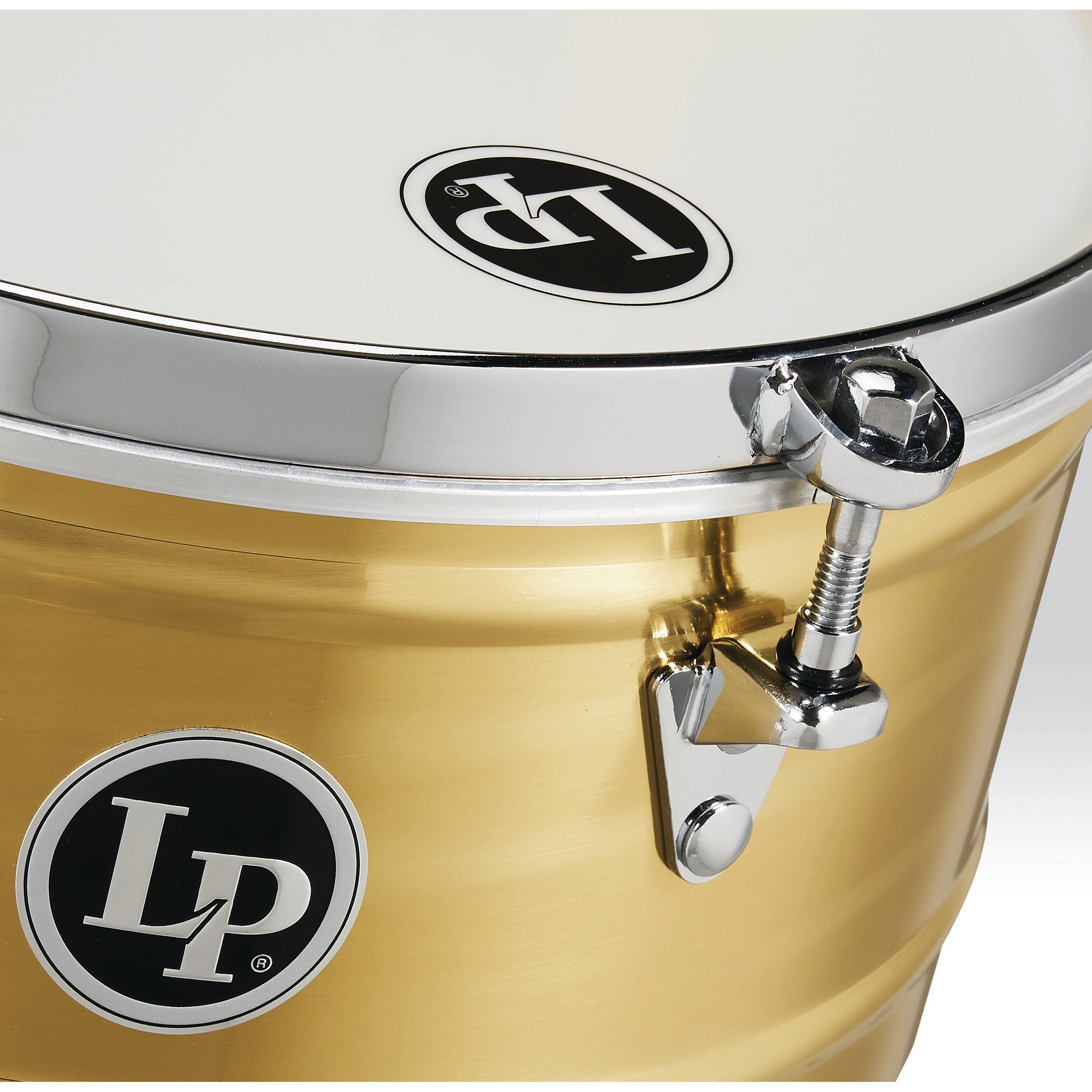 LP 13" Single Brass Timbale with Mount - Image 2