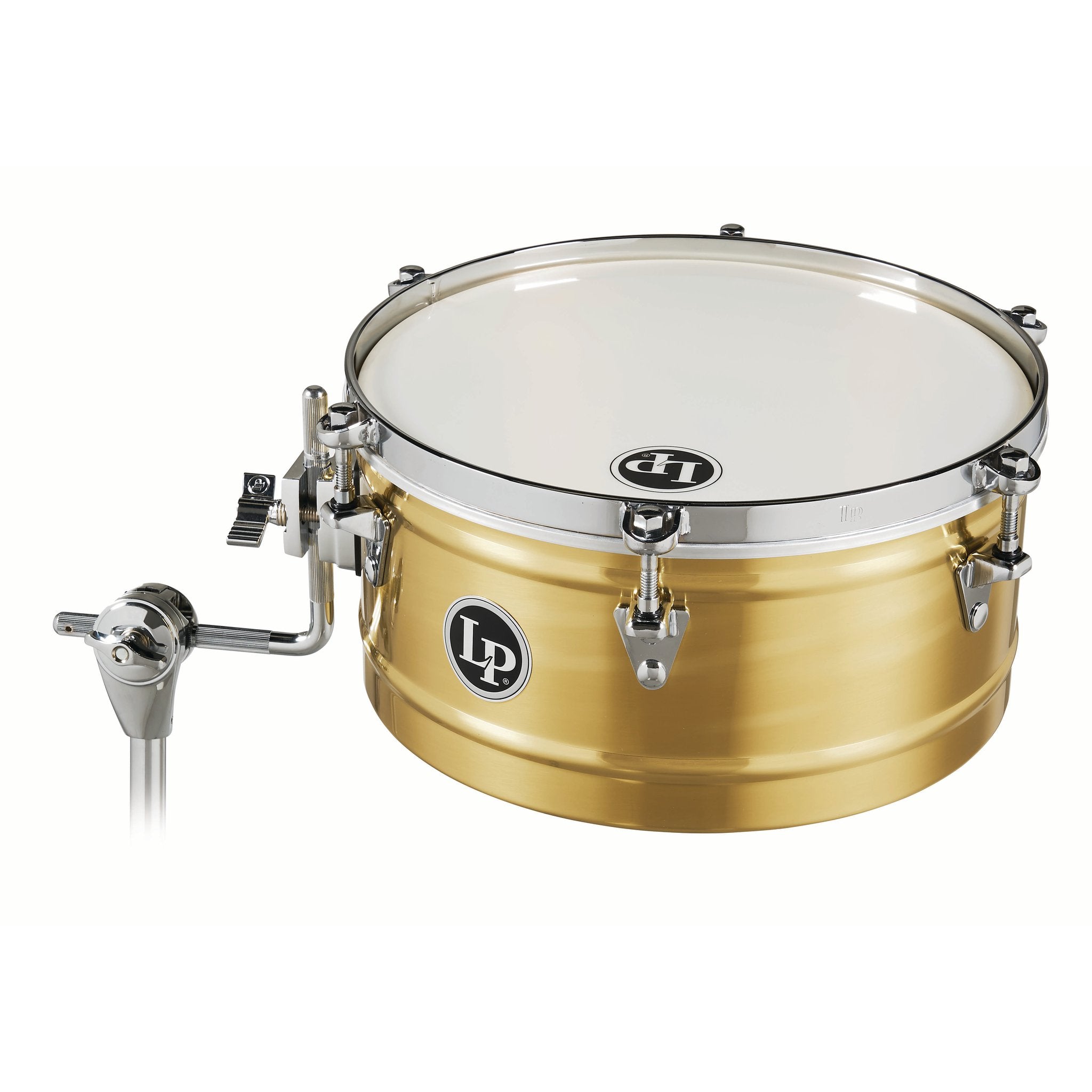 LP 13" Single Brass Timbale with Mount - Image 1
