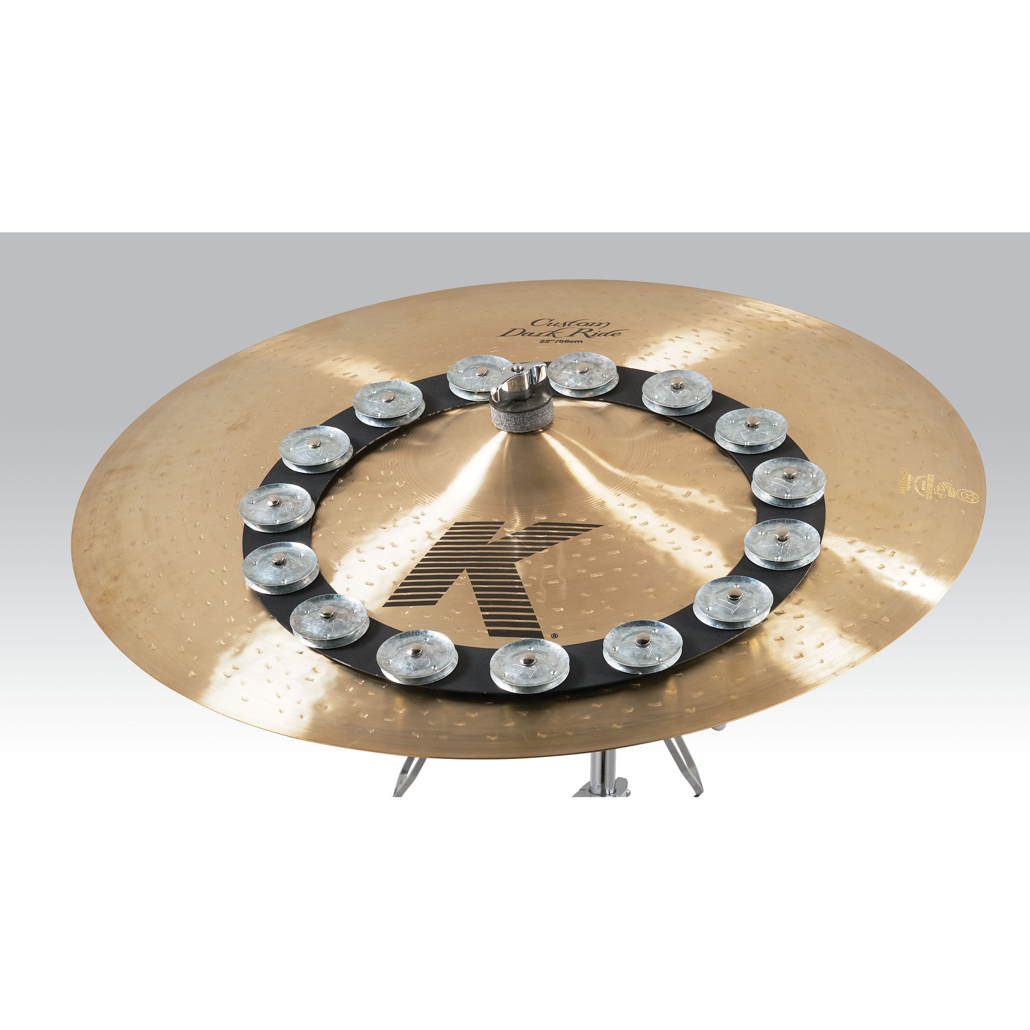 LP 14" Tambo-Ring - Black with Steel Jingle - Image 6