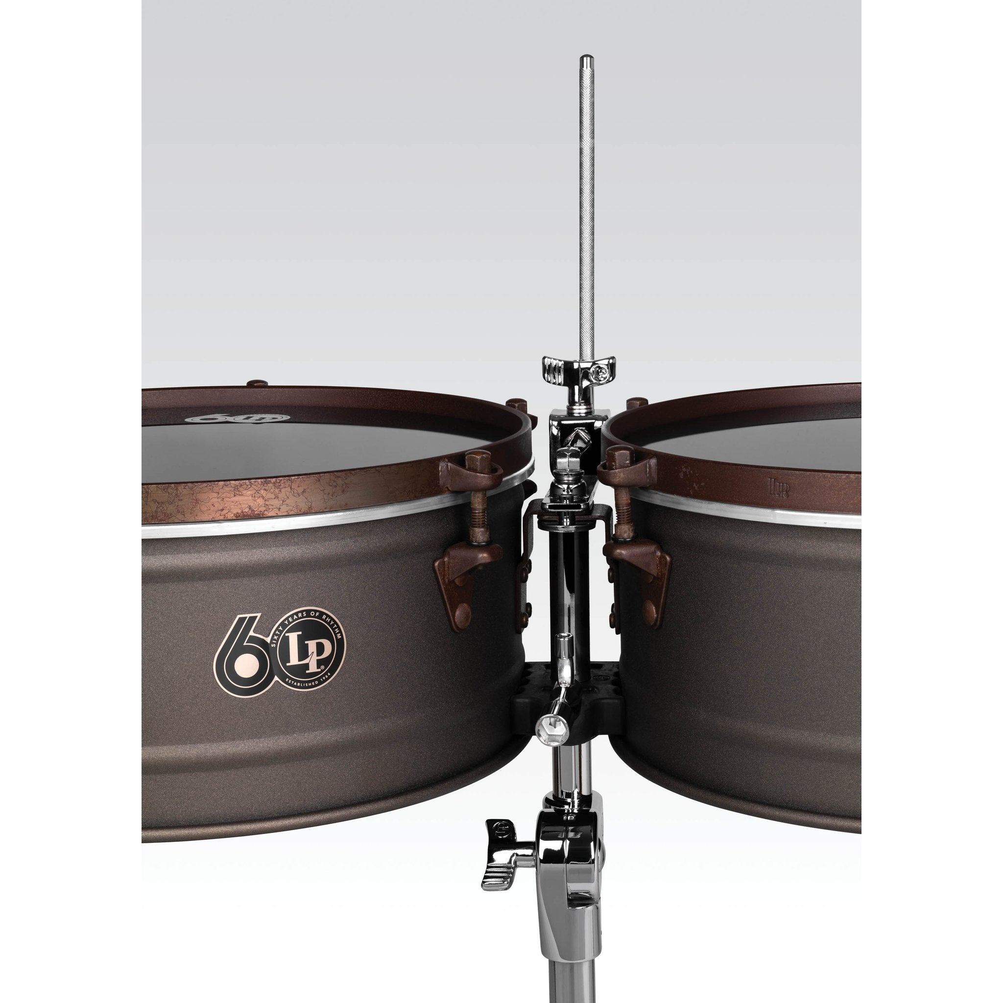 LP 60th Anniversary Timbales - Antique Bronze with Rustic Bronze Hardware - Image 4