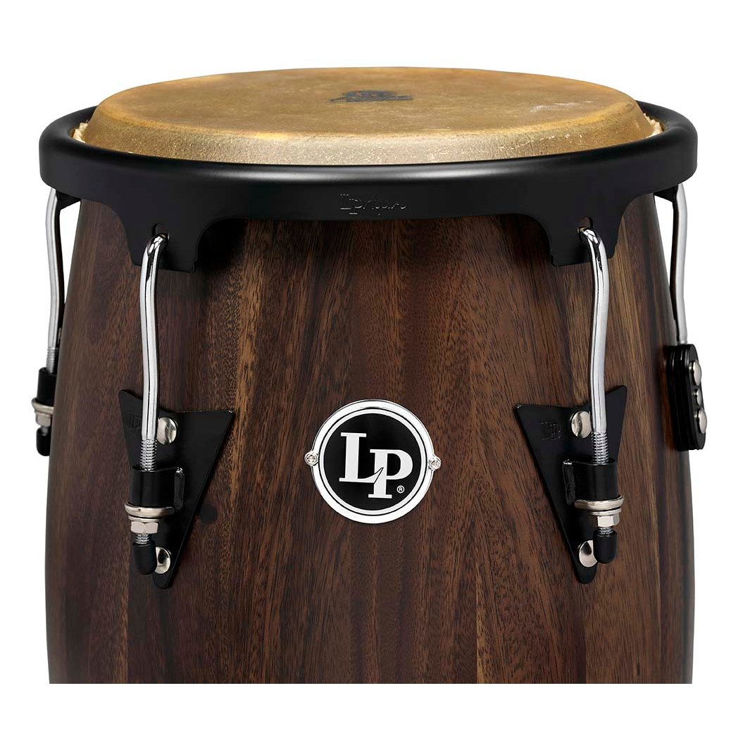 LP Aspire Wood Conga Set with Stand - 10" & 11" - Siam Walnut - Image 4
