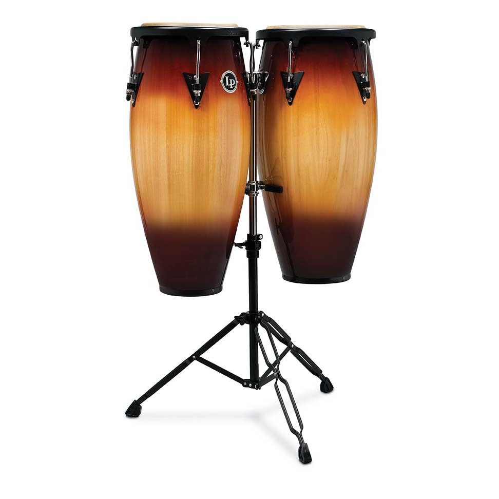 LP Aspire Wood Conga Set with Stand - 10