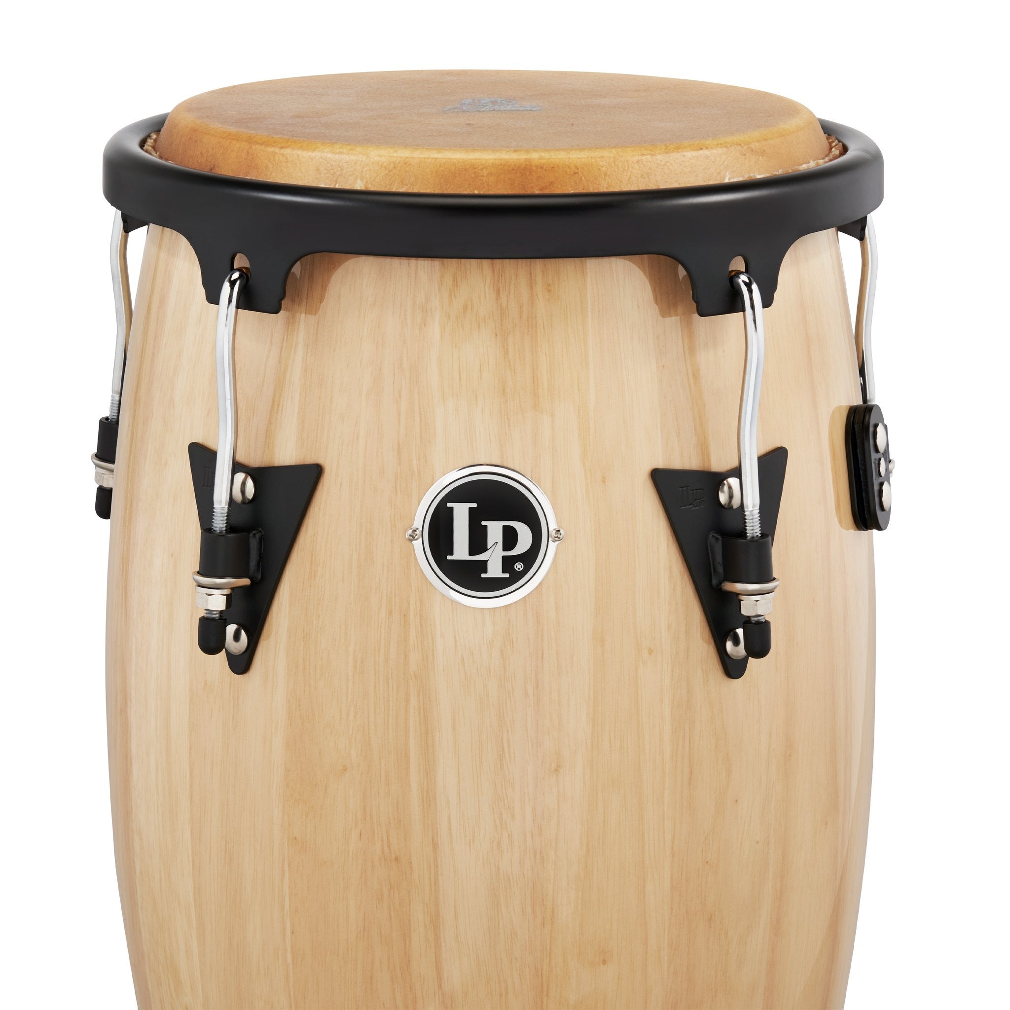 LP Aspire Wood Conga Set with Stand - 11" & 12" - Natural Wood - Image 4