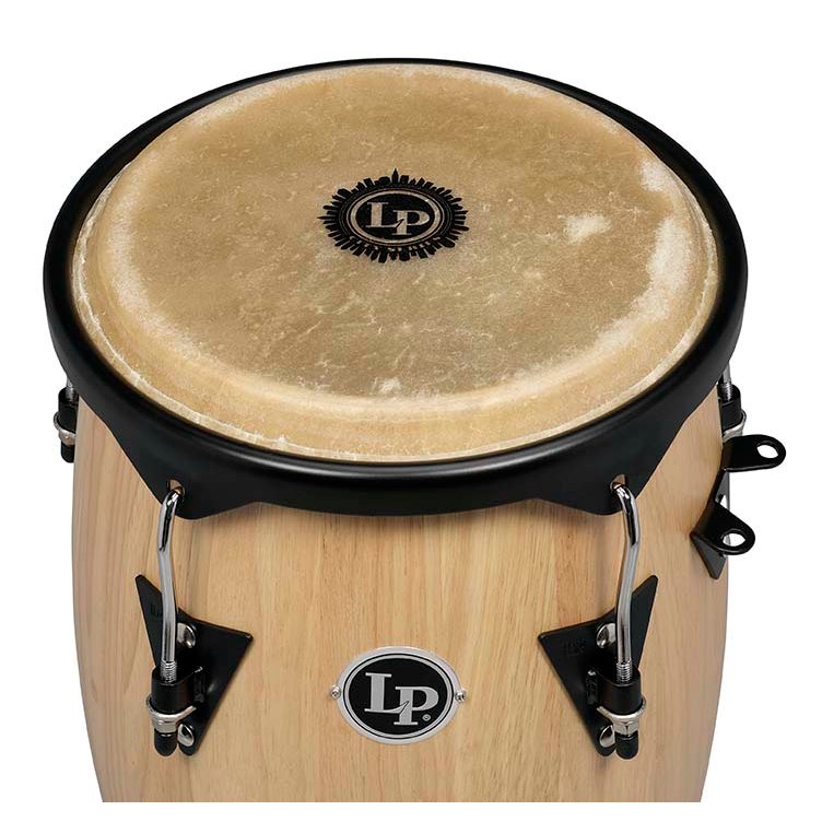 LP City Series Wood Conga Set with Stand - 10" & 11" - Natural - Image 2