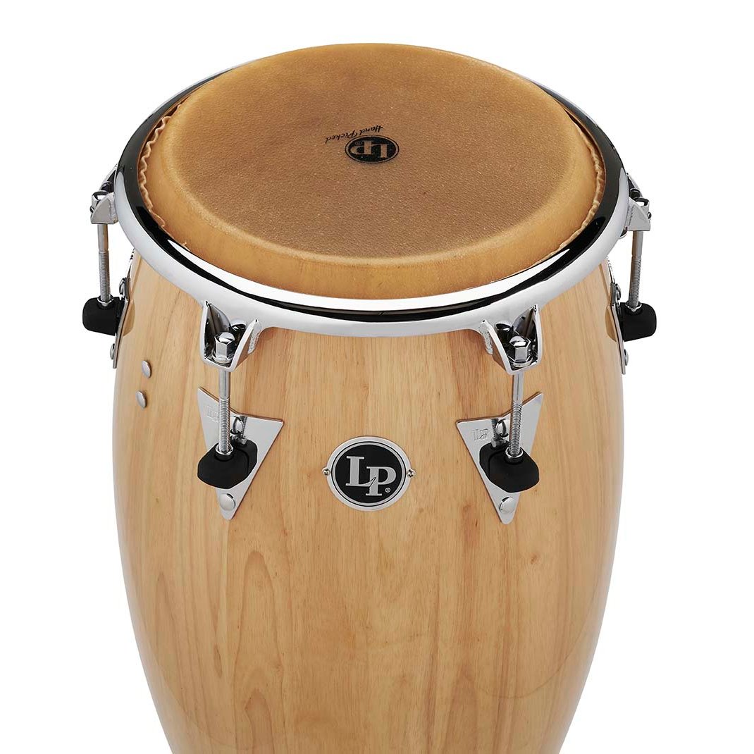 LP Classic Top-Tuning Wood Conga with Chrome Hardware - 11.75