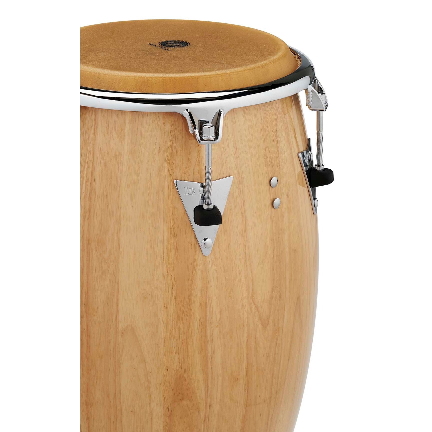 LP Classic Top-Tuning Wood Tumba with Chrome Hardware - 12.5" - Natural - Image 5