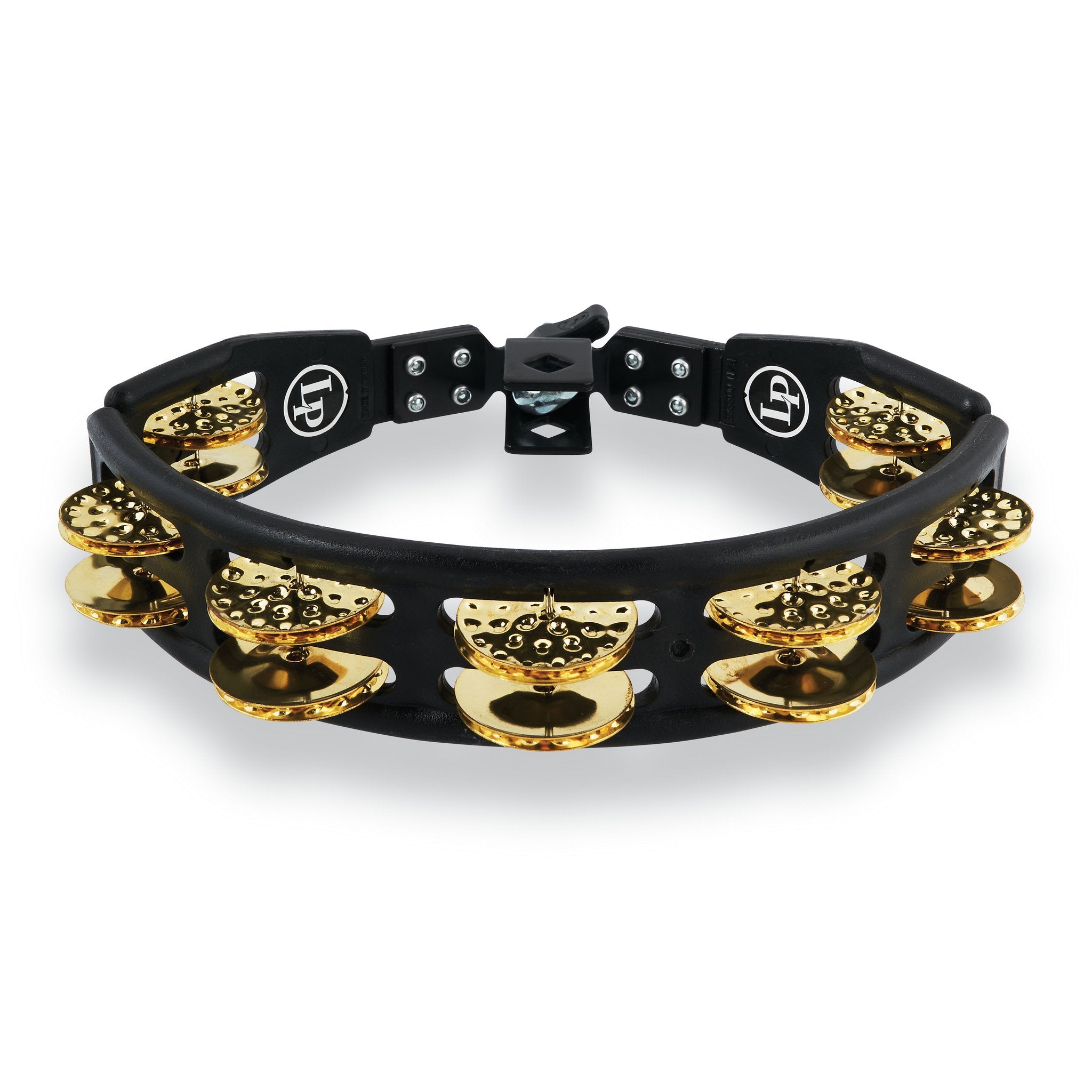 LP Cyclops Tambourine - Black W/ Brass Jingles (LP179) | Steve