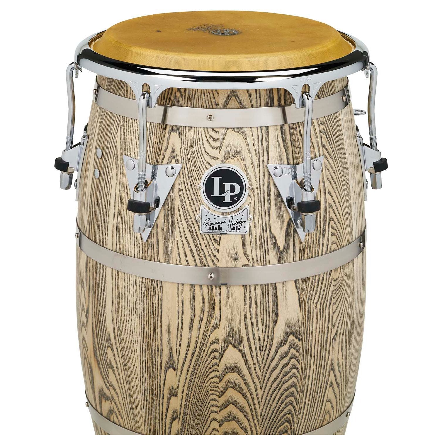 LP Giovanni Palladium Conga with Chrome Hardware - 11.75