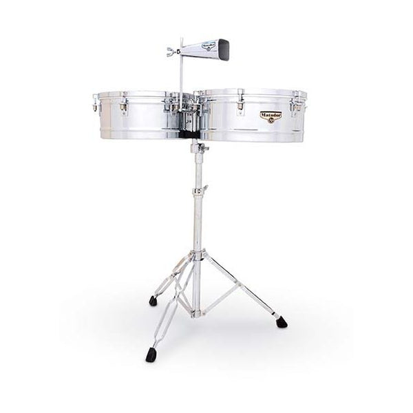Matador ティンバレス セット LP Matador Series Timbale Set - 14/15 Steel (M257) | Steve Weiss Music
