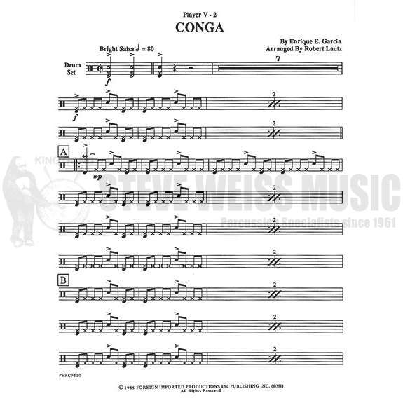 Lautz (arr.)-Percussion Rocks DRUMSET (P)-Lautz-B/X/2T/P-P