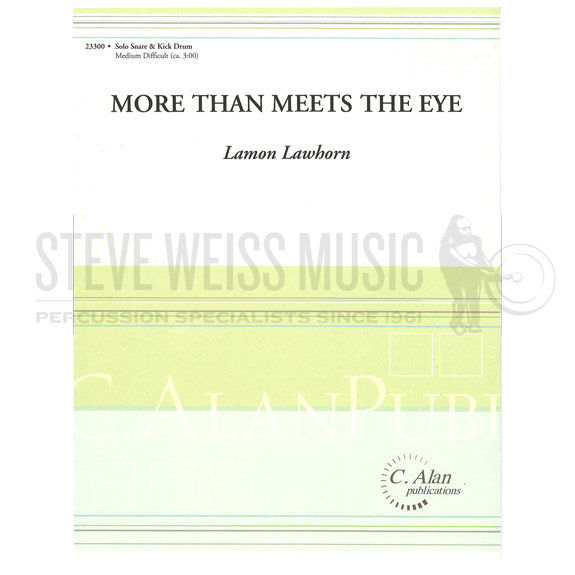 Lawhorn-More Than Meets the Eye-SD/BD