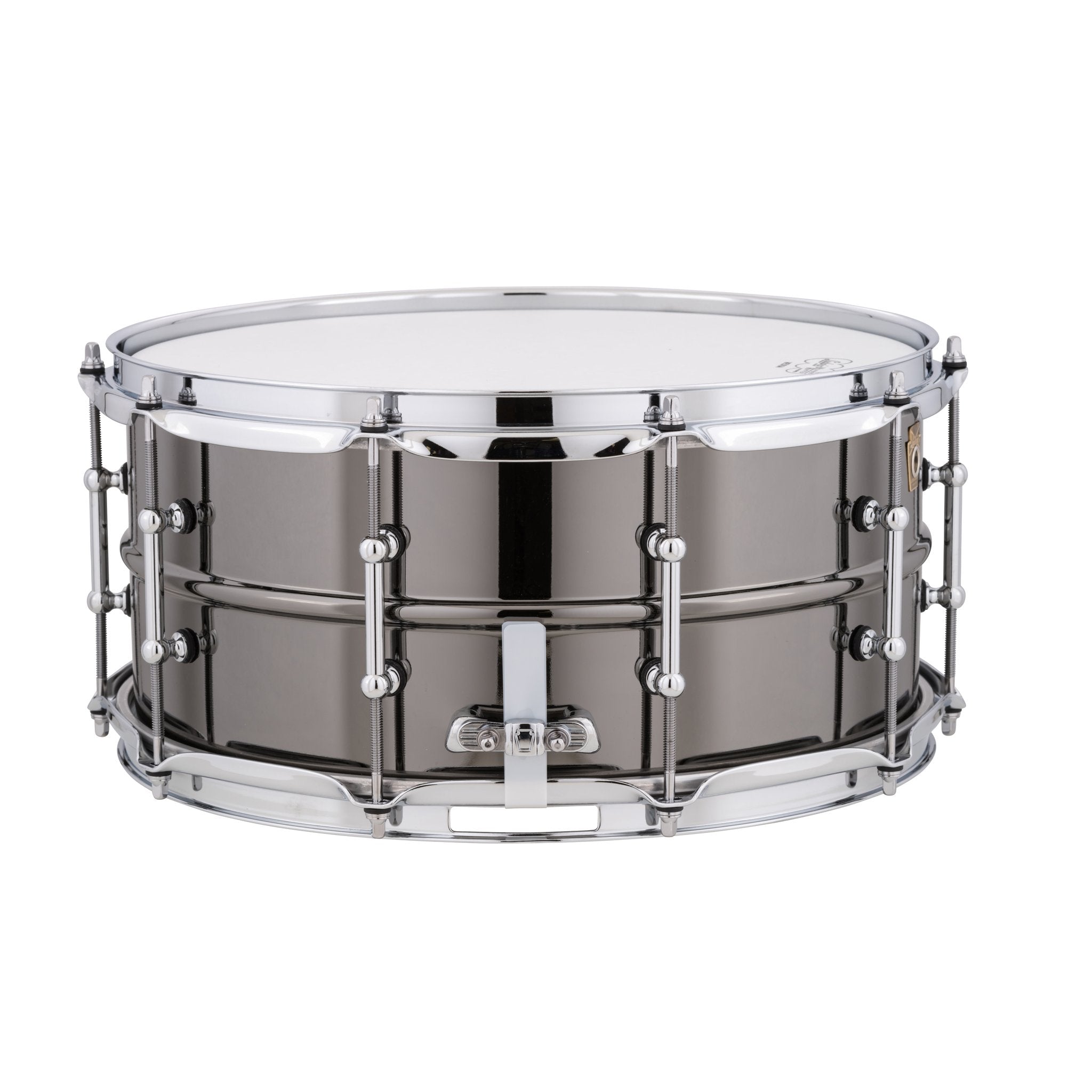 Ludwig Black Beauty Supra-Phonic Snare Drum with Tube Lugs - 14x6.5 LB417T Butt Plate