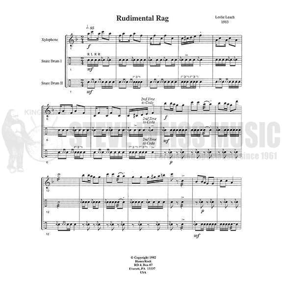 Leach-Rudimental Rag (2S)-X/P