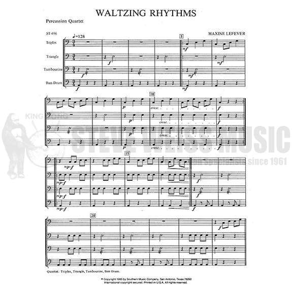 Lefever-Waltzing Rhythms (SP)-P