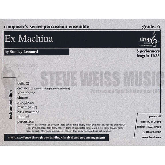 Leonard-Ex Machina (SP)-2B/V/C/Cro./X/2M/BM/4T/P