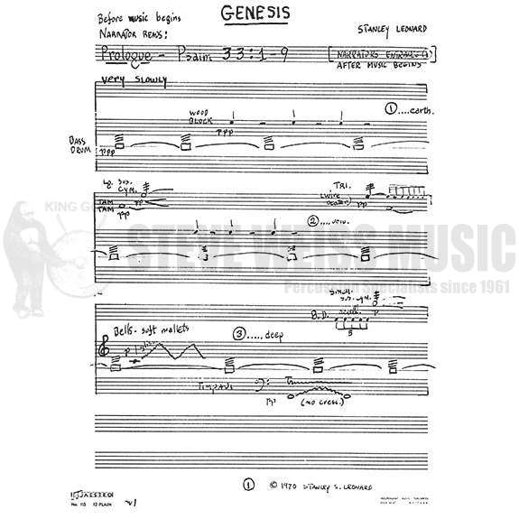 Leonard-Genesis(SP)-P/4T/C/B/V-Narr/Choir