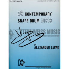 Lepak-26 Contemporary Snare Drum Duets