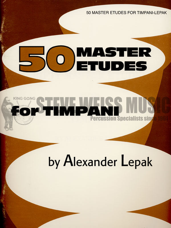 Lepak-50 Master Etudes for Timpani