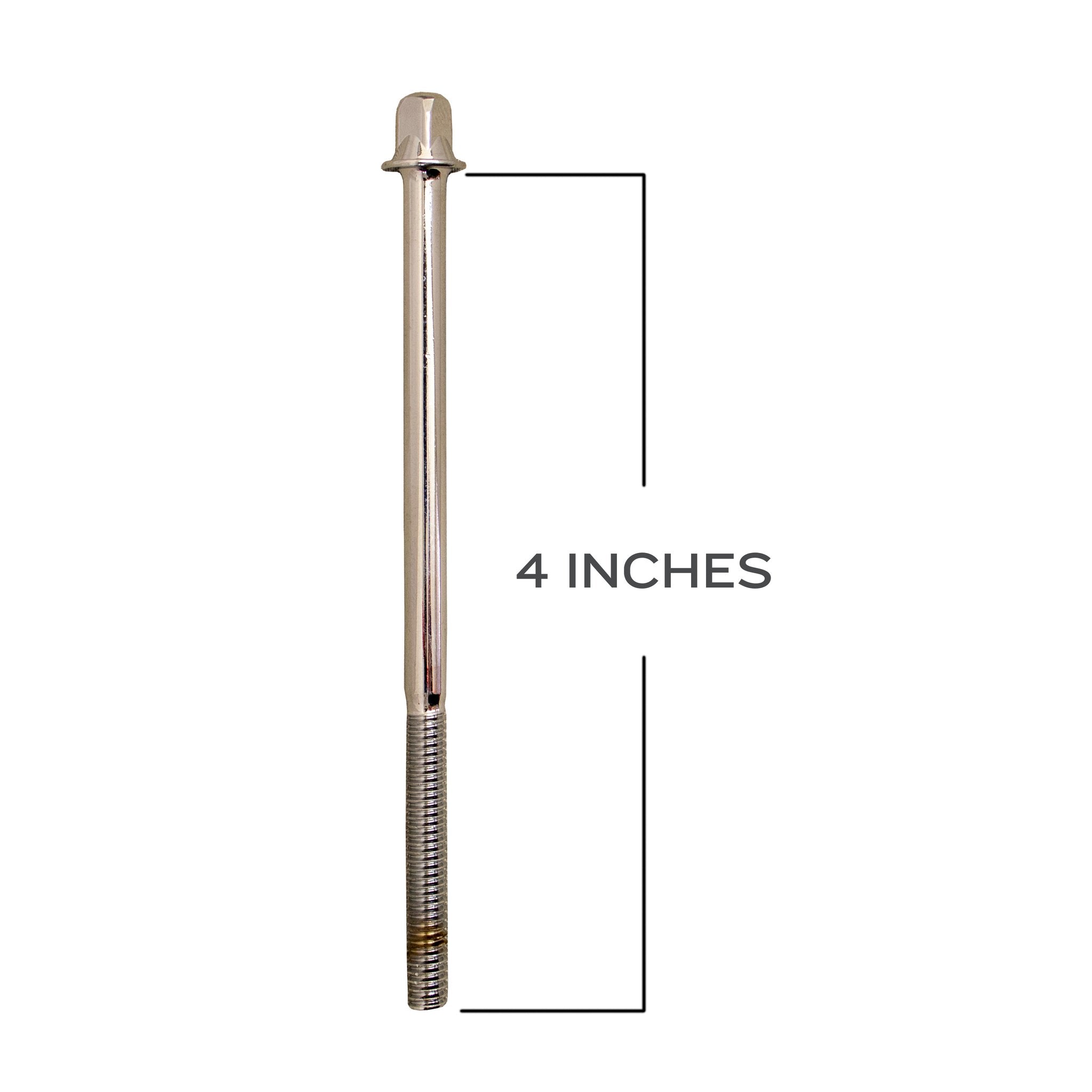Liberty One Bass Drum Tension Rods 4" Text