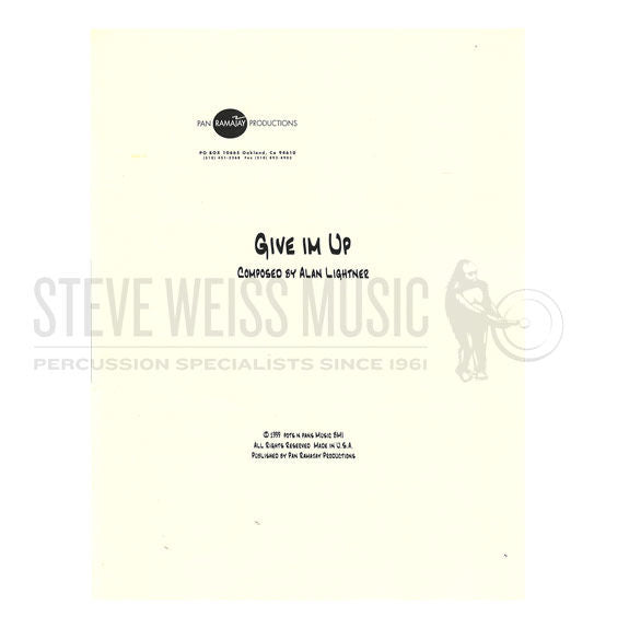 Lightner-Give Im Up (SP)-Steel Band/DS