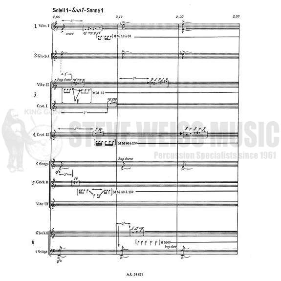Louvier-Candrakala (S)-P/3V/3B/M/C/2Crot/14 Gongs