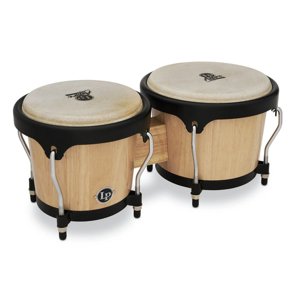LP エルピー ボンゴ Aspire Wood Bongos LPA-601AW LP Aspire Bongos - Natural Wood | Steve Weiss Music