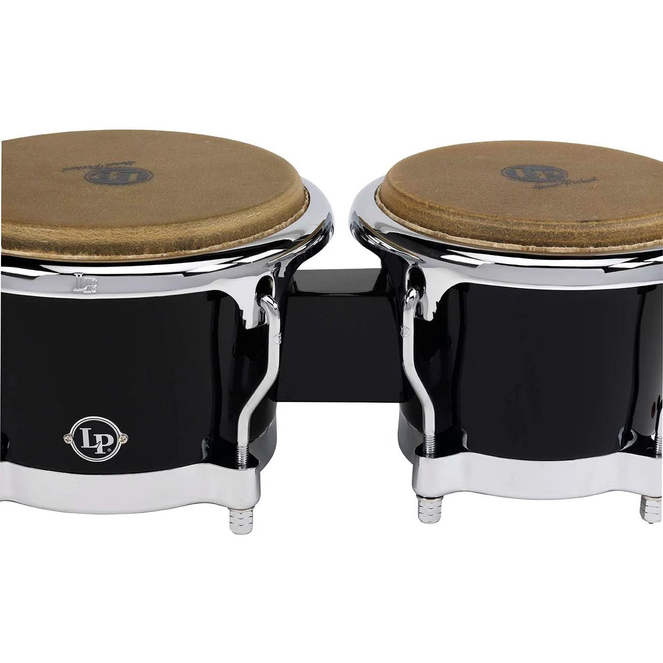 LP Black Fiberglass Bongos Front
