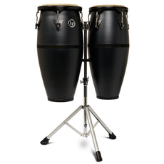 LP Discovery II 10-inch and 11-inch Conga Set with Ultralight Double Conga Stand - Onyx LP646DII-OX